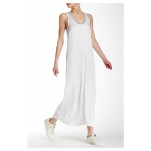 James Perse White Racerback Maxi Dress Size 0